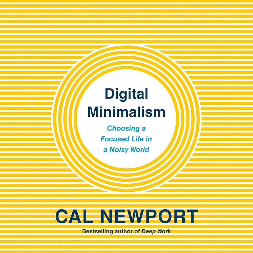 Cover of Digital Minimalism by Cal Newport