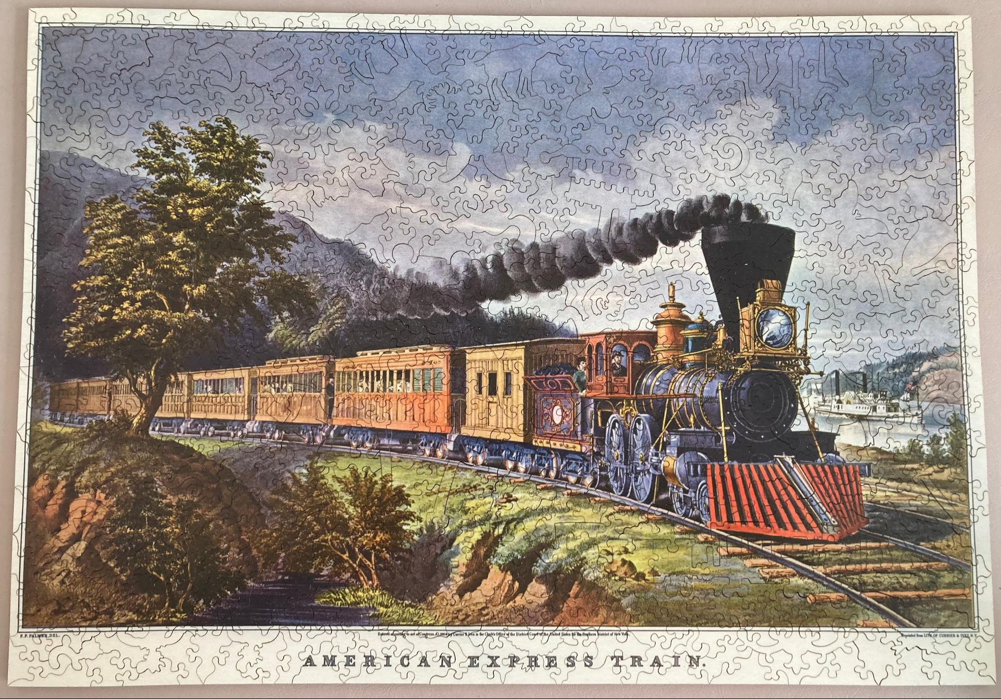 picture of American Express Train by Liberty Puzzles